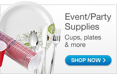 Party Supplies - Paper Plates; Solo Cups;