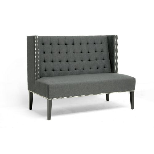 Wholesale Interiors Baxton Studio Owstynn Banquette Bench