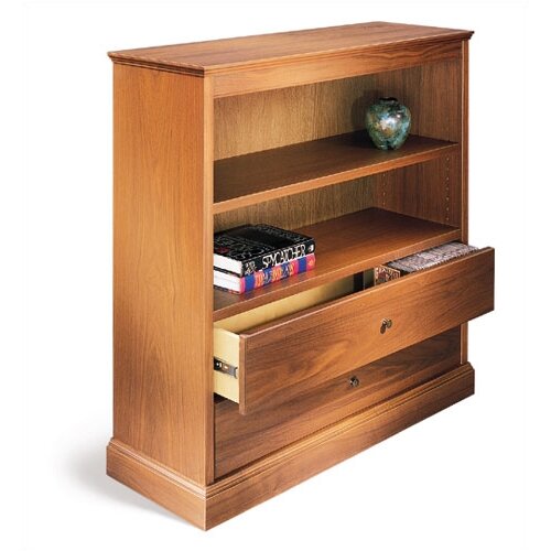 Hale Bookcases 200 Signature Series 36 H Bookcase with CD Drawers