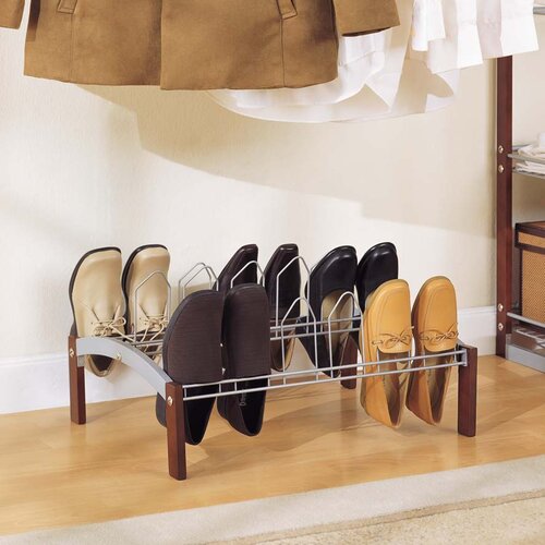 oia espresso 9 pair shoe rack