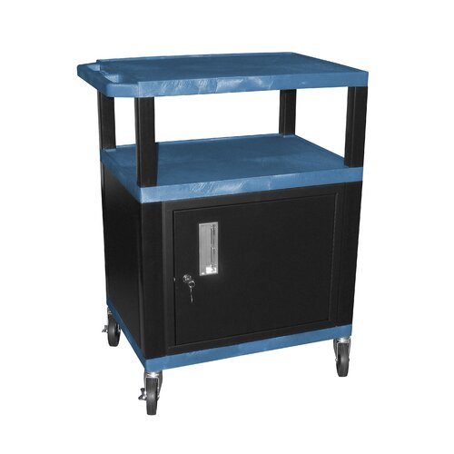 Wilson Tuffy 34 Utility AV Cart with Cabinet