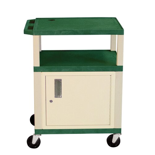 Wilson Company Tuffy 34 Utility AV Cart with Cabinet