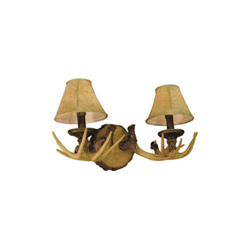 Craftmade Antler Vanity Light in European Bronze