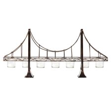 Brooklyn Bridge Iron/Glass Tealight